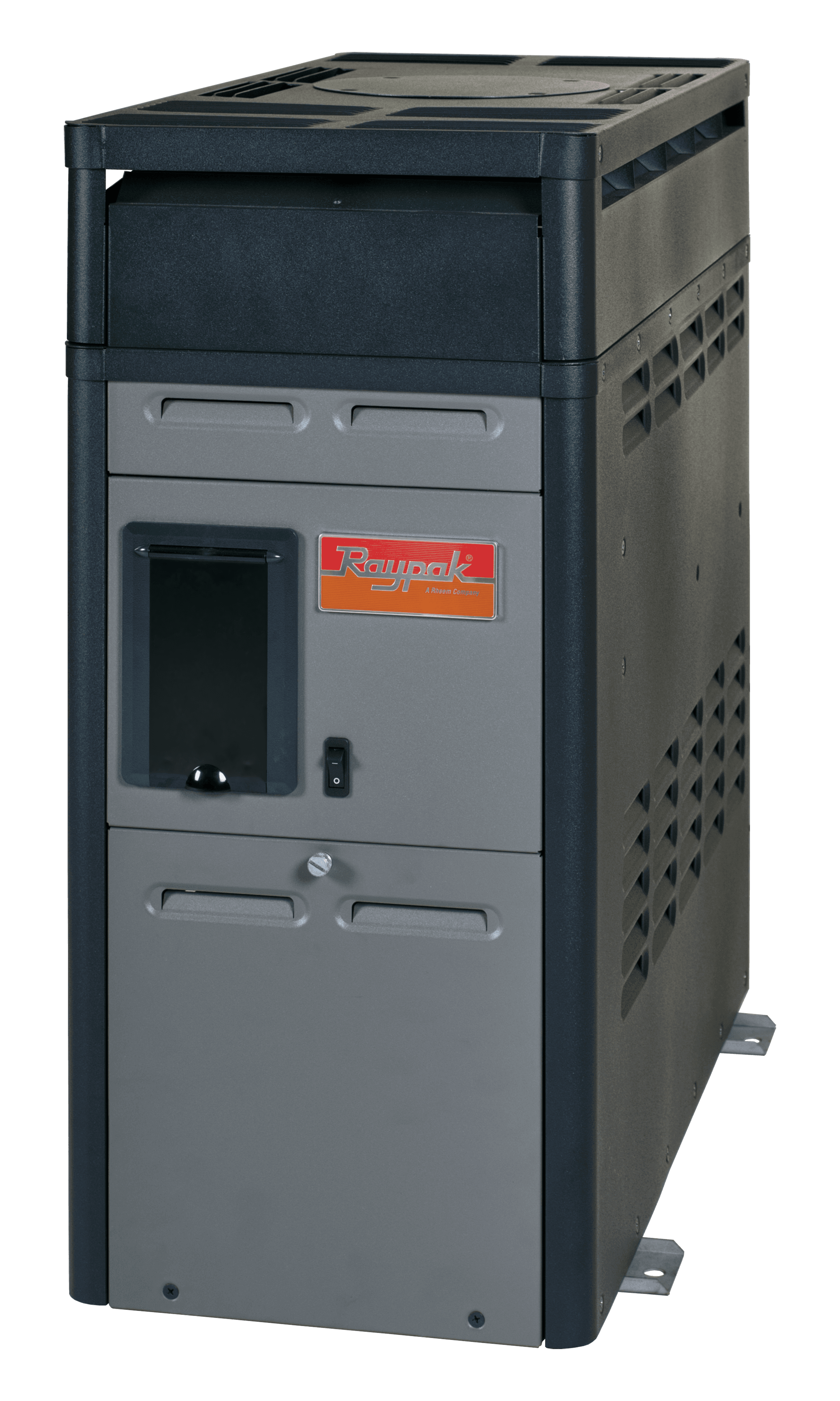106K Btu Raypak Heater P-R106A-An-C - Ng Natural Gas, Analog - 5-10K' Copper W/Polymer Headers